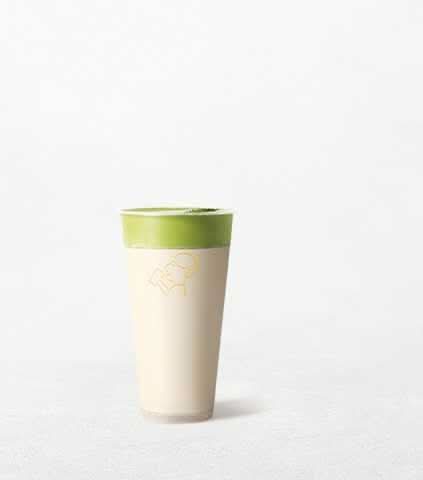 matcha cloud jasmine latte